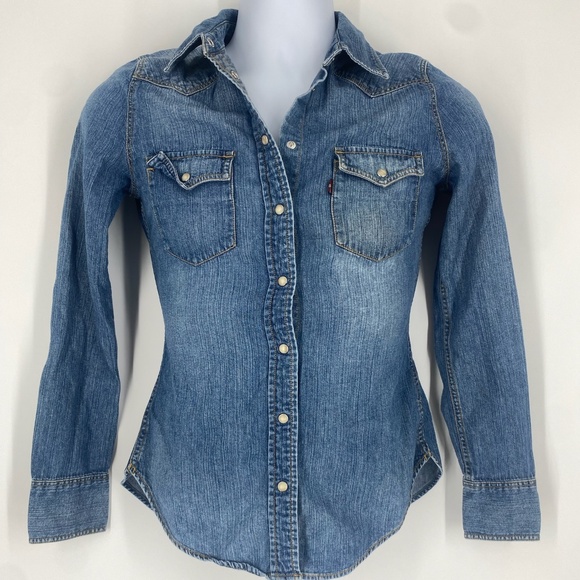 Levi’s Red Label Denim Western Shirt – Size XS - Picture 1 of 7